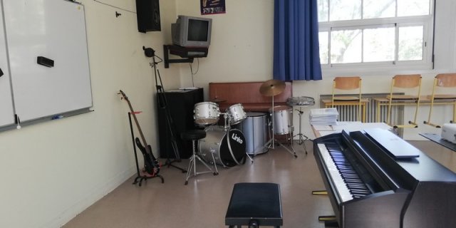 Salle d'éducation musicale